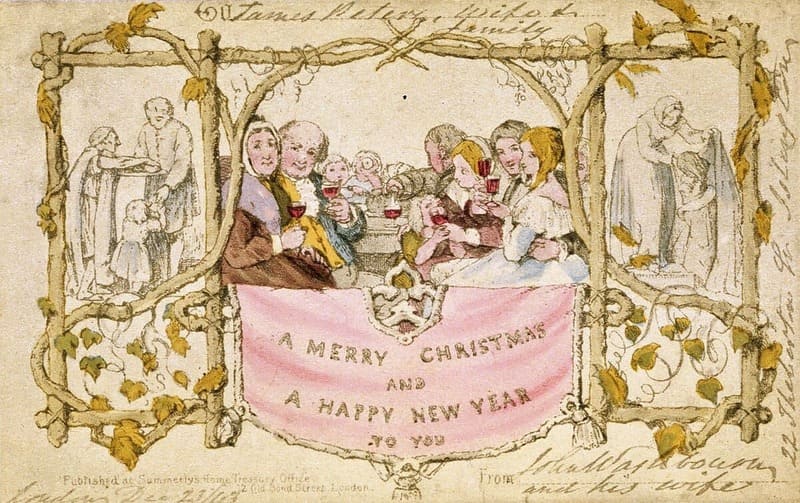 La prima cartolina di Natale della storia, nel 1843 - Wall Street English
